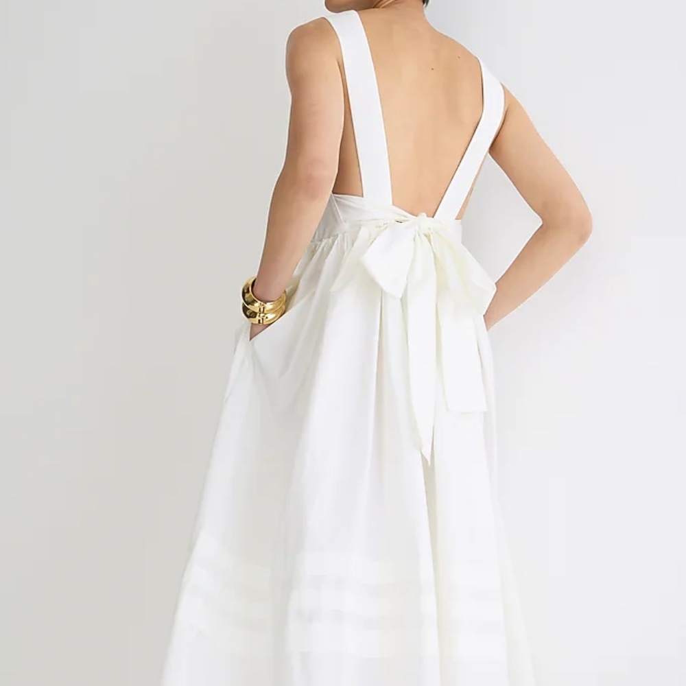 J.Crew White New apron dress
